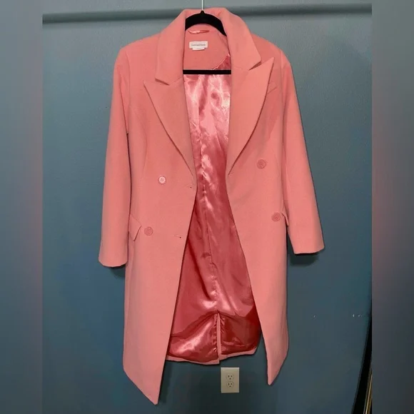 Lovers Friends Jackets Coats Revolve Lovers And Friends Blush Pink Coat Poshmark